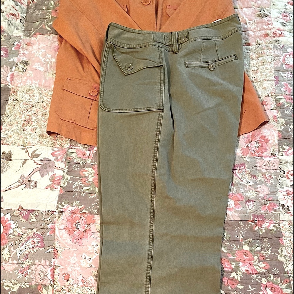 Sigrid Olsen Button down Jacket/Top & Pants